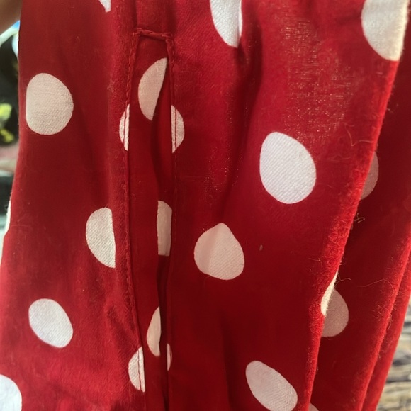 Red & White Polkadot Flannel UA Arizona Wildcats Pajama Pants size small NEW - Picture 6 of 6